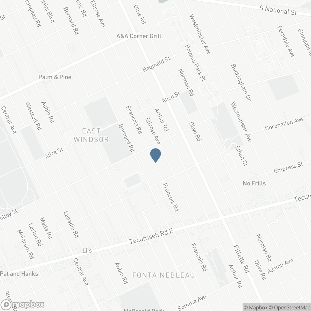 1826 FRANCOIS ROAD, Windsor, Ontario N8W 4S7